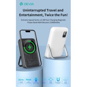 Devia Power bank Magnetico con supporto anche per Apple Watch 20W 10.000 mAh Bianco