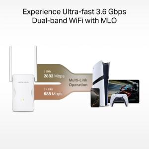 Mercusys BE3600 Wi-Fi 7 Range Extender - ME25BE
