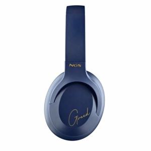 NGS CUFFIE BLUETOOTH 5.1 ARTICA GREED col.BLUE con RICARICA USB/USB-C+ Jack 3,5