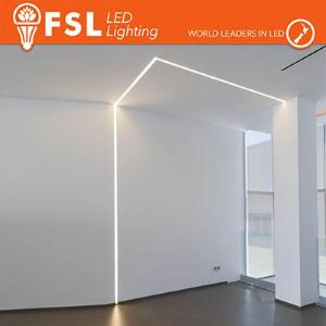 FSL BARRA ALLUMINIO 6063 - Incasso- 2m SILVER 2000*25(17.3(12.3))*15.42