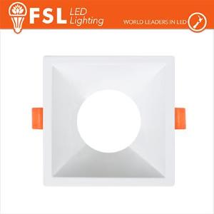 FSL Ghiera fissa QUARDATA - Alluminio verniciato a polvere, foro 75*75mm BIANCA