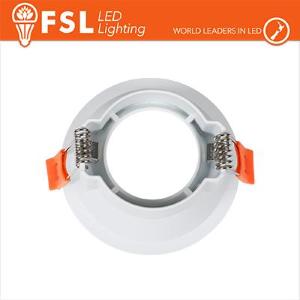FSL Ghiera fissa TONDA - Alluminio verniciato a polvere, foro 75mm BIANCA
