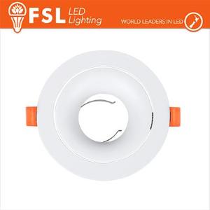 FSL Ghiera orientabile 3D TONDA - Alluminio verniciato a polvere, foro 95mm BIANCA