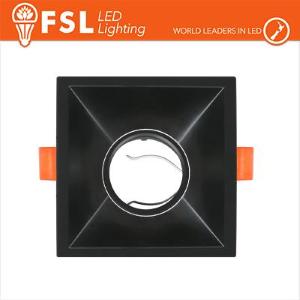 FSL Ghiera orientabile QUARDATA - Alluminio verniciato a polvere, foro 80*80mm NERA