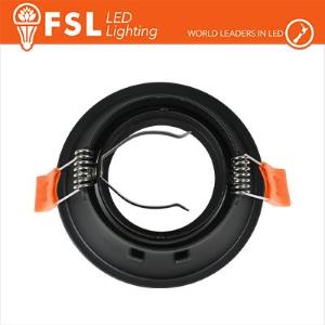 FSL Ghiera orientabile TONDA - Alluminio verniciato a polvere, foro 83mm NERA