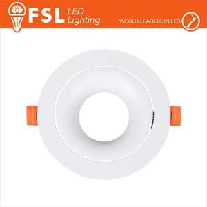 FSL Ghiera orientabile TONDA - Alluminio verniciato a polvere, foro 90mm BIANCA