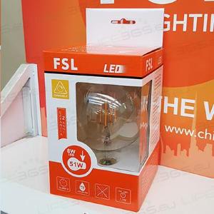 FSL Lampada Filamento Globo Ø9,5cm - 6W 2700K E27 600LM