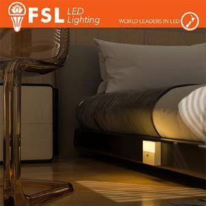 FSL Luce notturna ricaricabile con sensore di movimento con espositore