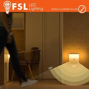 FSL Luce notturna ricaricabile con sensore di movimento con espositore