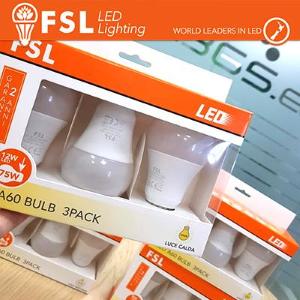 FSL Lampada Goccia: Confezione PROMO 3PACK - 12W 3000K