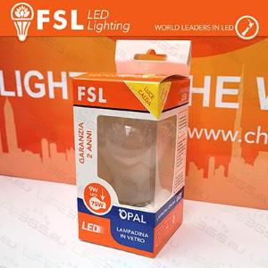 FSL Lampada Filamento OPALE Goccia - 9W 4000K E27