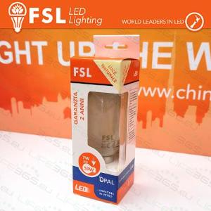 FSL Lampada Filamento OPALE Oliva - 7W 3000K E14