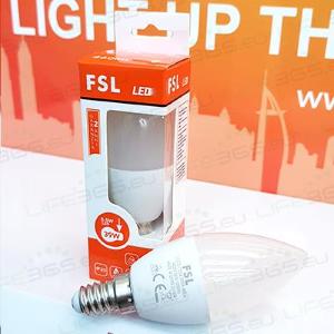 FSL Lampada Oliva - 7,5W 4000K E14