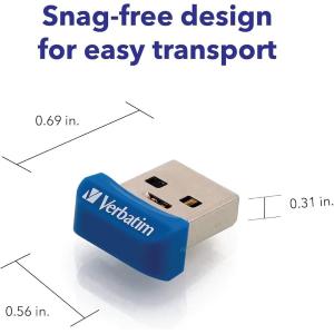 PEN DRIVE 64GB VERBATIM USB 3.2 Store'n'Stay NANO 10R/5W