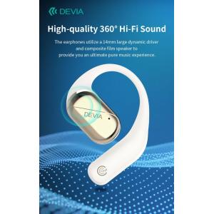 Devia Auricolari EM406 wireless senza inserimento nell'orecchio OWS Lite1 Beige