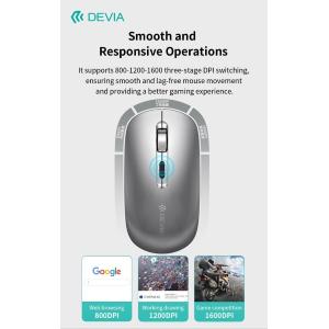 Devia Mouse wireless con DPI regolabile 2.4G + Bluetooth Dual mode