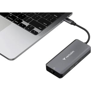 USB-C Essentials Multiport Hub 6 porte: RJ45, HDMI, USB-C PD, 3 x USB-A 3.2 Gen 1