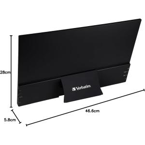VERBATIM MONITOR 15,6" Ultra HD 4K Portable Touch PMT-15 - Metal Housing