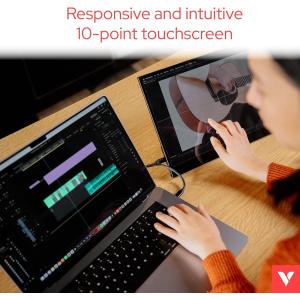 VERBATIM MONITOR 15,6" PMT-15 Portable Touchscreen Full HD 1080p Metal Housing