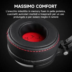 OneOdio Studio Pro 50 Hi-Res Cuffie DJ Cablate c/ Shareporte e Microfono