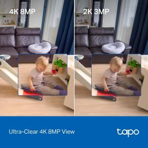 Tapo-TP Link Pan/Tilt AI Home Security Wi-Fi Camera