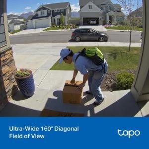 TPLink-TAPO Tapo Mini VideoCampanello a batteria 2K IP65