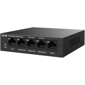 Tenda G0-5G-PoE Router Gigabit PoE 5 Porte con 4 PoE+ e Controller AP