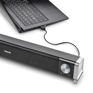 NGS SOUNDBAR 20W, WIRELESS BT, MIC INPUT, HEADSET OUTPUT, VOL CONTROL