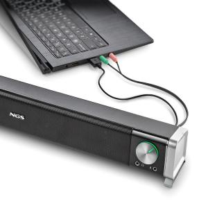 NGS SOUNDBAR 20W, WIRELESS BT, MIC INPUT, HEADSET OUTPUT, VOL CONTROL