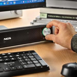 NGS SOUNDBAR 20W, WIRELESS BT, MIC INPUT, HEADSET OUTPUT, VOL CONTROL