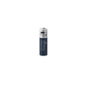 Batterie ricaricabili agli ioni di litio MediaRange USB-C, Micro AAA I 1.5VI 500mAh, confezione da 4