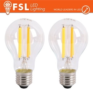 FSL Lampada Filamento Sfera A60FC 10.8W 3000K E27 - Confezione 2PACK