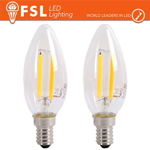 FSL Lampada Filamento Sfera C35FC 6.5W 3000K E14 - Confezione 2PACK