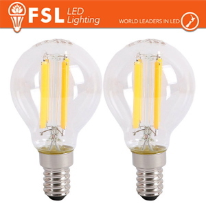 FSL Lampada Filamento Sfera G45FC 6.5W 3000K E14 - Confezione 2PACK