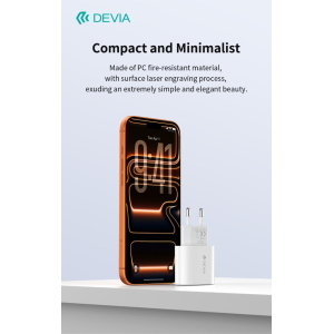 Devia Carica batterie Pro6 Super rapido Out Tipo-C sistema PD 20W Bianco