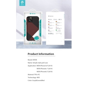Cover Simple Style Apple IPhone 11 Pro Max Grigia