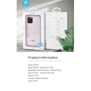 Cover protettiva trasparente morbida Apple IPhone 12 Pro Max