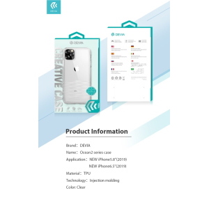 Cover Ocean 2 Protezione Trasparente Apple IPhone 11 Pro Max