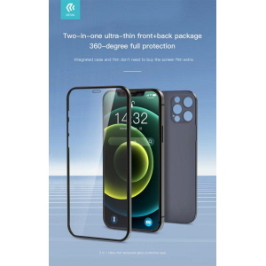 Cover & Vetro Totale protezione Apple iPhone 12 Pro Max Nera