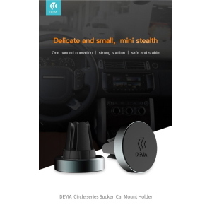 Circle Supporto par auto da bocchetta aria magnetico Nero