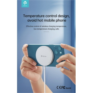 Caricatore Magnetico Mag-Safe Apple IPhone 3A. 15W. Qi