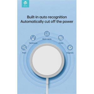 Caricatore Magnetico Mag-Safe Apple IPhone 3A. 15W. Qi