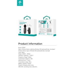 Microfono wireless per Device Android connessione Tipo-C
