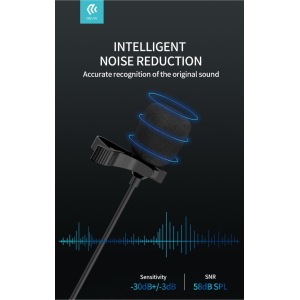 Microfono per Smartphone a filo con connettore Tipo-C