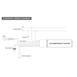 FSL Kit di emergenza LED universale 3–60W