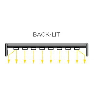 Pannello LED 60x60cm - 48W 4000K CRI80 RETROILLUMINATO