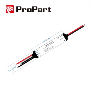 Interruttore Dimmer Dimmer RF e Push 1 canale - 12/24V, 1ch 3A/CH, RF 2.4G