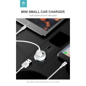 Suit Carica Auto 3.1A 2 Out + Cavo Lightning per Apple iOS