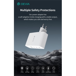 Caricatore da muro 100W batterie PD GaN 3 uscite Tipo-C e una Usb A
