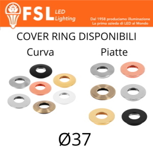 FSL VEGA - Punto luce LED Spotlight - 1W 3CCT - 37*37mm - IP20 - Driver Eaglerise